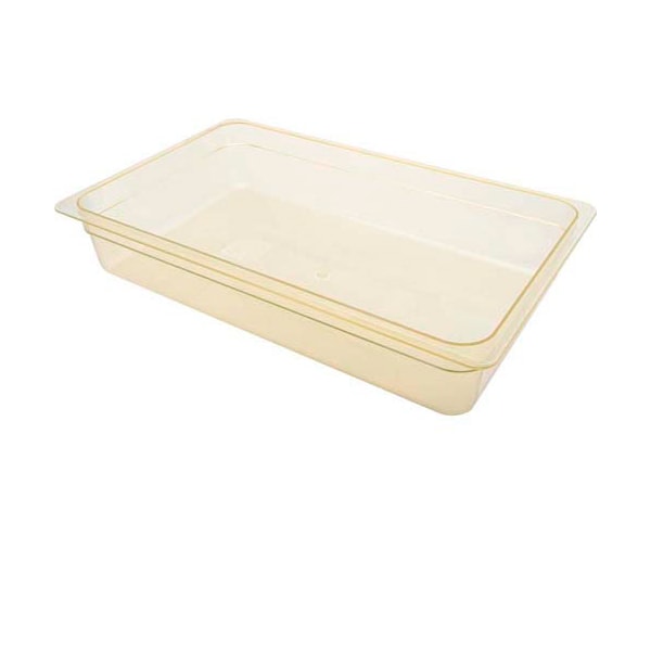 Pan, Food , H-Pan, Full, 4"D, Amber